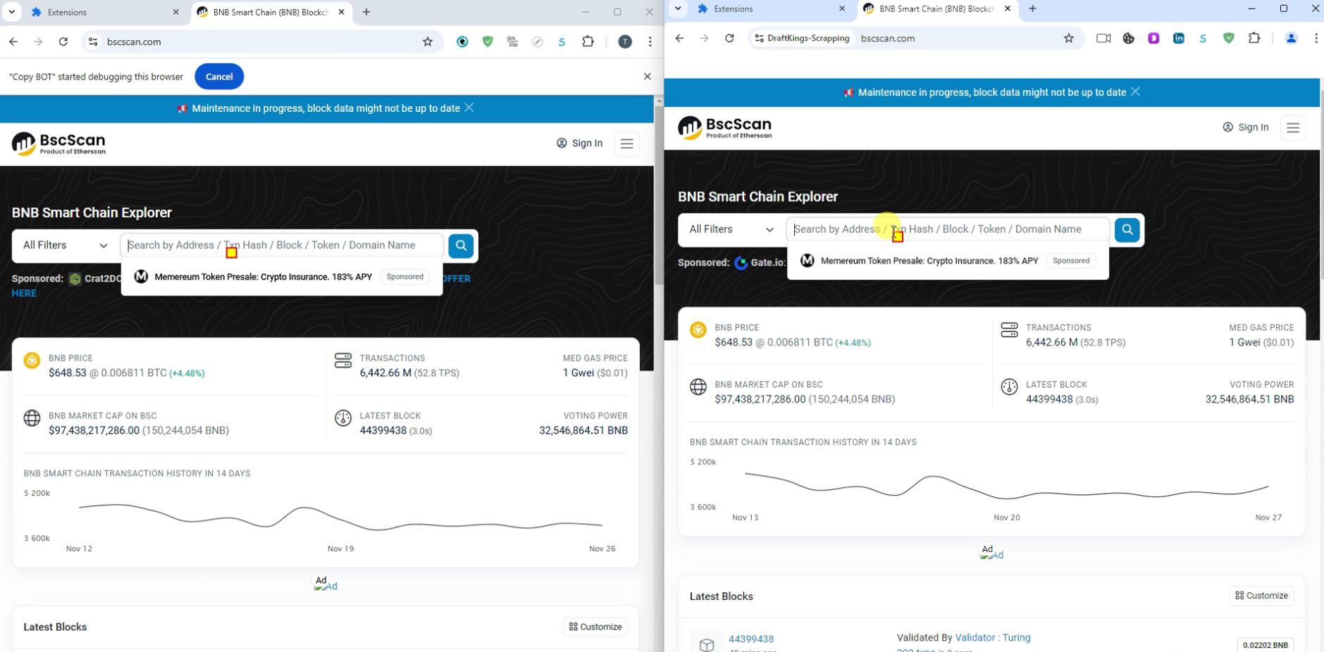 Copy Bot Chrome Extension project